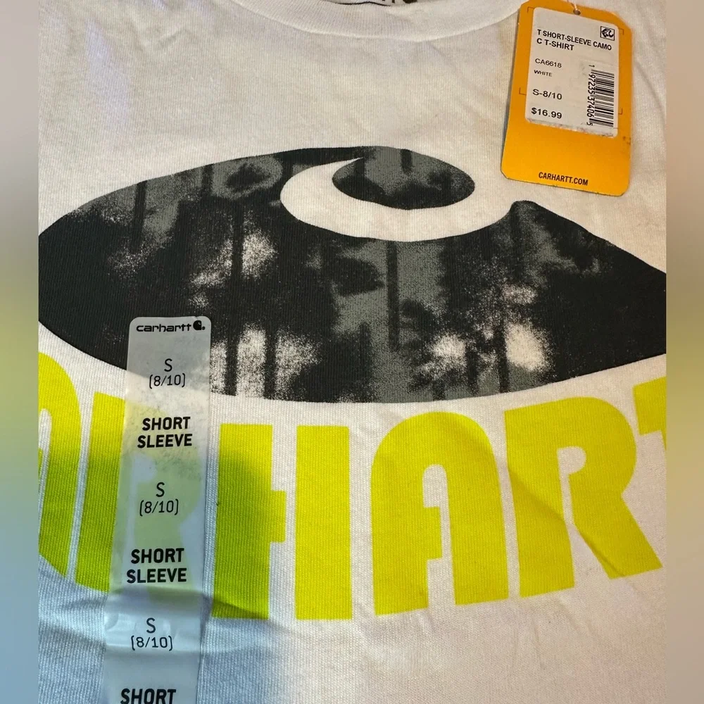 Carhartt Youth White Graphic T-Shirt - Picture 2 of 4